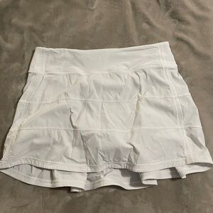 Lululemon Pace Rival Skirt (Tall) *4-way Stretch 15" White